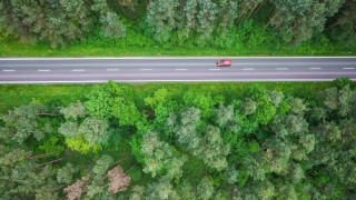 Forest road truck nature shrine - bela čikoš sesija free wallpaper