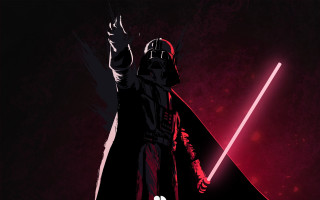 Darth vader man lightsaber red - a light saber free wallpaper