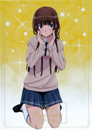 Girl short skirt sweater smiling - a smile free wallpaper