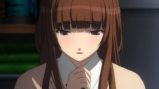 Girl long hair tie serious 2 - long hair and a tie free wallpaper
