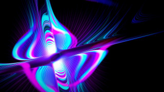 Blue pink swirls holography fractals - swirl free wallpaper