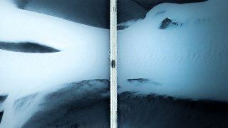 Snow mountain skier snowboarder land - art free wallpaper for desktop