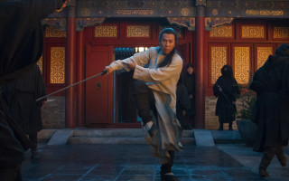 Man costume sword reddoor woman - dai jin free wallpaper