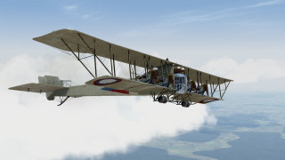 Small airplane cloudy sky pilot 2 - inside free wallpaper