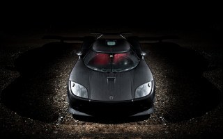 Black sports car night space - the dark free wallpaper