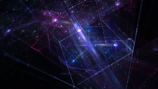 Bright colorful space stars lights - space free wallpaper