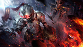 Armor battlefire sword skull flames - a fire free wallpaper