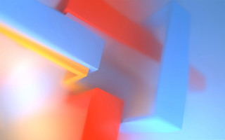 Blurry red white blue yellow - a blurry image free wallpaper