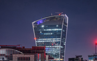 Cyberpunk tower cityscape night skyline - christopher wren free wallpaper