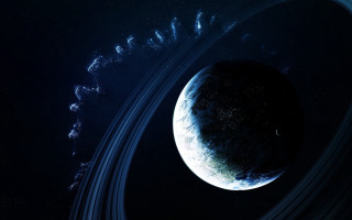 Large bright object ring star - a ring free wallpaper for desktop
