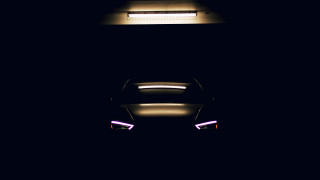 Car streetlight night synthwave neoism - the headlight free wallpaper