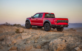 Red truck desert sunset cobra - a red truck free wallpaper