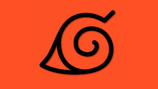 Black orange spiral tattoo art - an orange background free wallpaper