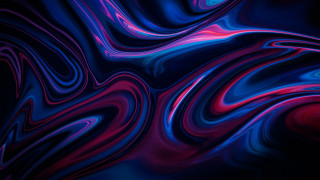 Colorful abstract generative art black - artistic free wallpaper