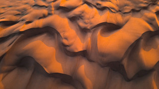 Sand dune fire embers orange - generative art free wallpaper
