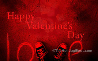 Shoes red floor happy valentines - a happy valentines day free wallpaper