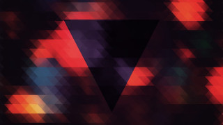 Colorful triangle red center black - geometric shape free wallpaper