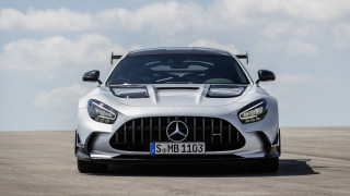 Mercedes amg gt r blue - 4k uhd image free wallpaper
