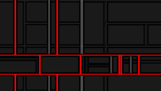 Black red lines squares red - the middle of the image free wallpaper