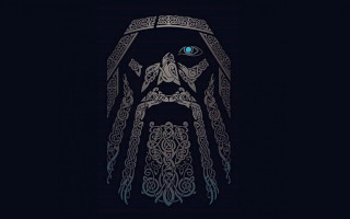 Bearded man blue eyes psychedelic - elden ring free wallpaper