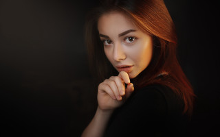 Red haired woman portrait elina - portrait photography free wallpaper for desktop