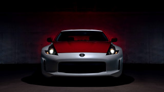 White sports car dark garage 2 - a dark garage free wallpaper