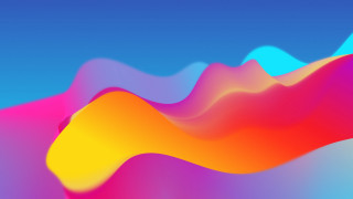 Colorful abstract blue sky pink - an abstract painting free wallpaper