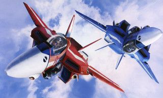 Red white plane blue plane - the other free wallpaper