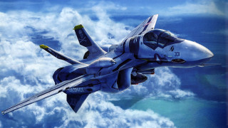 Fighter jet clouds water airbrush - dave dorman free wallpaper