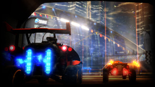 Futuristic vehicle dark city night - a dark city free wallpaper
