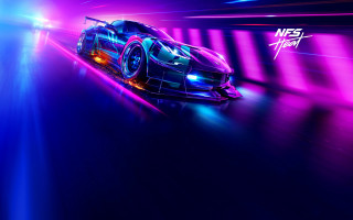 Neon tunnel car energy laser - a tunnel free wallpaper