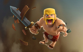Cartoon sword helmet air hammer - huge free wallpaper