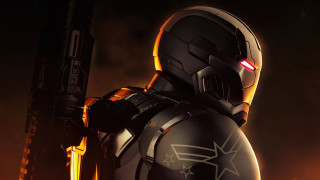 Futuristic man suit sword helmet - unreal engine 5 free wallpaper