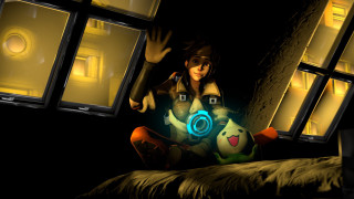 Woman bed window glowing stuffed - a bed next free wallpaper