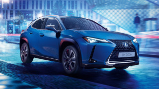 Blue car city street night 4 - night time free wallpaper for desktop