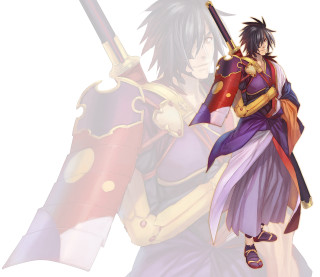 Man woman sword dress helmet - a sword next free wallpaper
