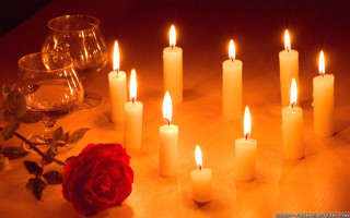Candles rose wine gothic stilllife - candle free wallpaper