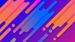 Colorful lines dots purple background - surreal free wallpaper