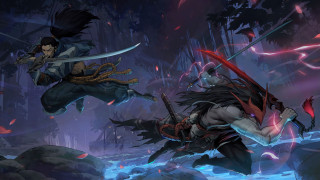 Battle boys demon swords blood - a fantasy setting free wallpaper