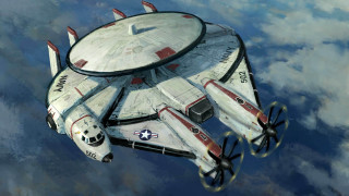 Fighterjet startrackinsignia spaceart conceptaircraft military - a painting of a fighter free wallpaper