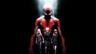 Group people spiderman poster formal - comic cover art free wallpaper for desktop