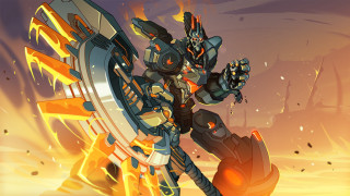 Robot flame background cannon embers - image of a robot free wallpaper