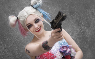 Woman gun tattoo dress cosplay - cosplay free wallpaper