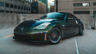 Green sports car parking meter - a parking meter free wallpaper