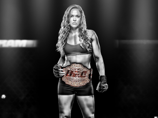 Woman wrestling outfit belt dark - spotlight free wallpaper