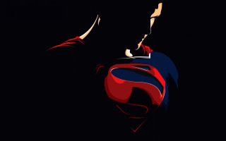 Superman heroic poster art black - a man in a superman suit free wallpaper