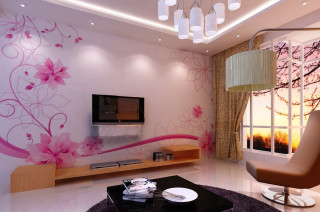 Living room large painting tv - a large painting free wallpaper