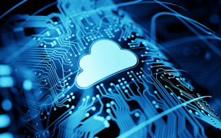 Cloud circuit blue glowing magic - a computer circuit board free wallpaper