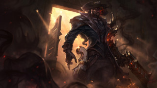 Cave hero sword flames armor - a dark cave free wallpaper