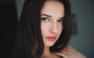 Elina karimova green eyes long - green eye free wallpaper